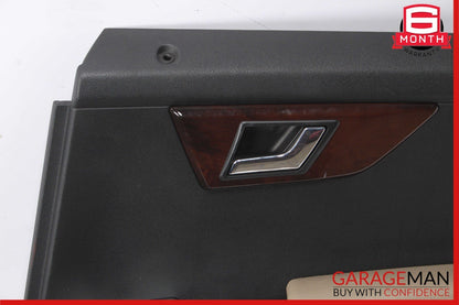 10-15 Mercedes X204 GLK350 Rear Right Passenger Side Interior Door Panel Brown