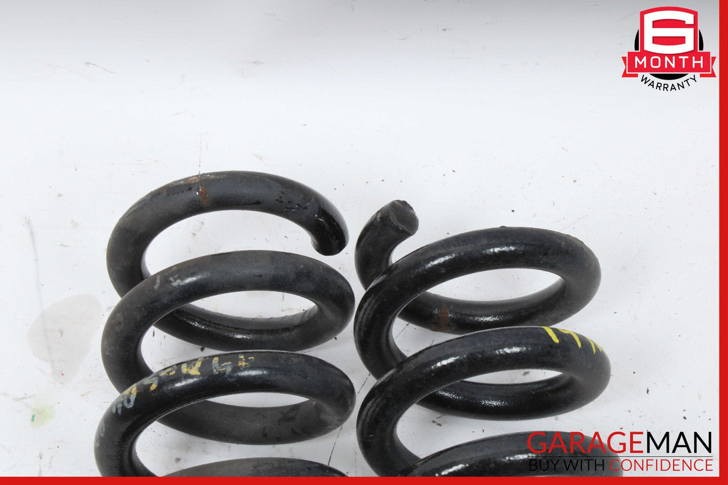 14-17 Maserati Ghibli Rear Right & Left Suspension Coil Spring Absorber Set OEM