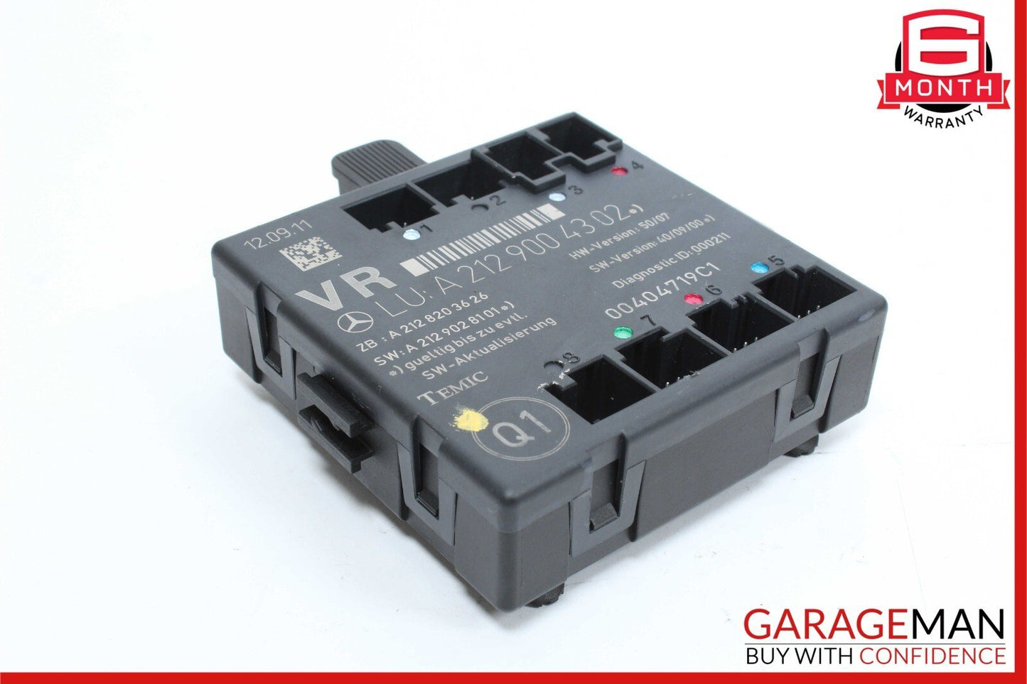 08-18 Mercedes C250 E350 CLS550 Front Right Side Door Control Module Unit