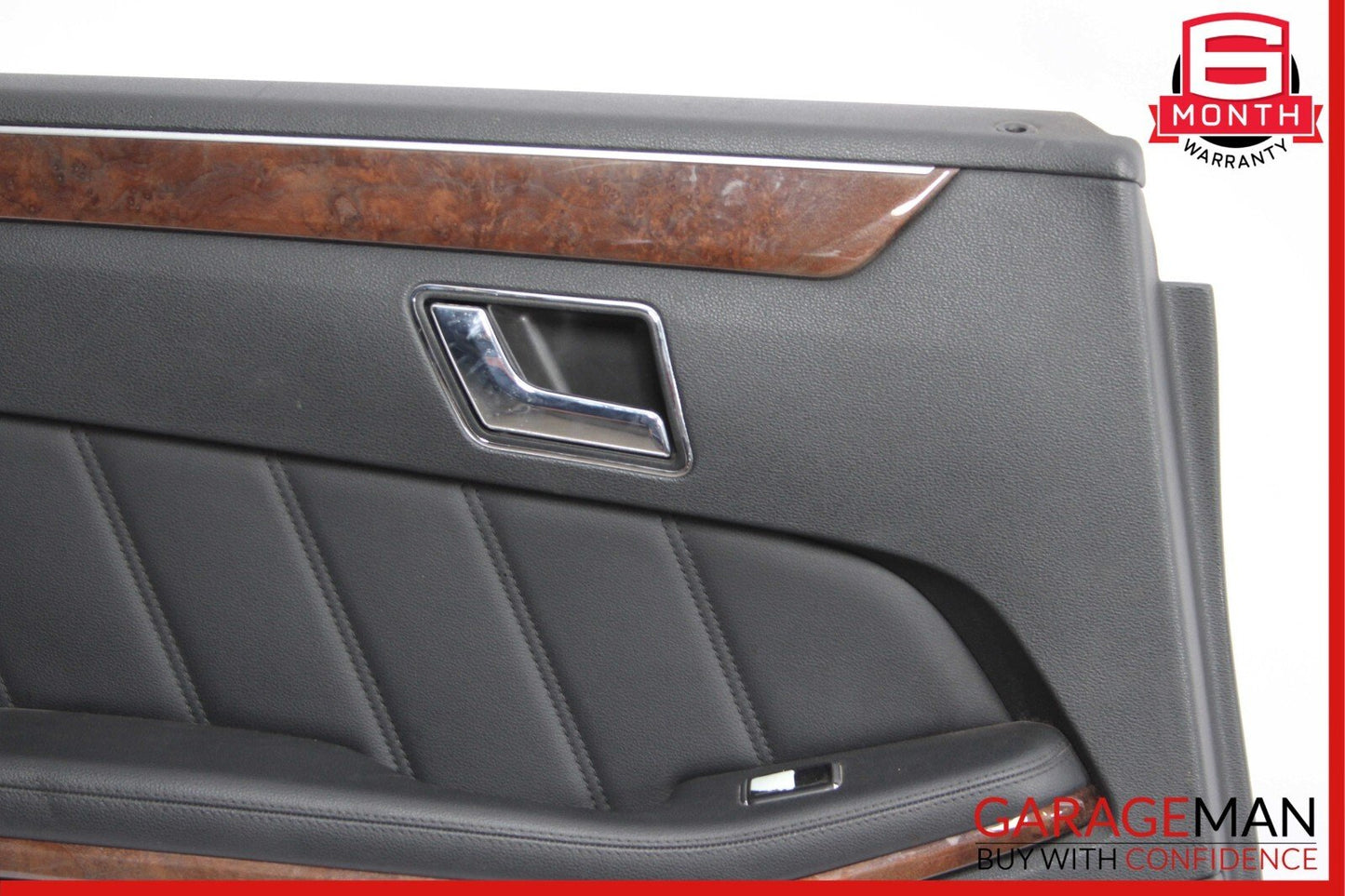 10-13 Mercedes W212 E350 E400 E550 Rear Left Side Interior Door Panel Black
