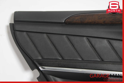 13-16 Mercedes X166 GL450 Rear Left Side Interior Door Panel Cover Trim Assy