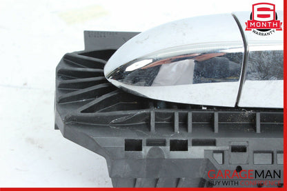 14-17 Maserati Ghibli Rear Left Side Exterior Door Handle Assembly Silver
