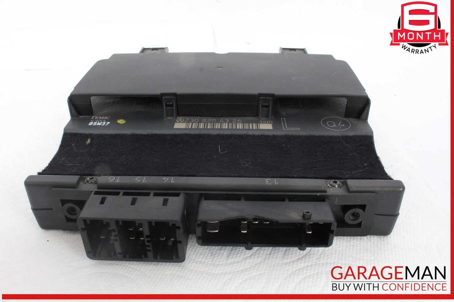 03-12 Mercedes R230 SL500 SL55 AMG Front Left Under Seat Control Module Unit OEM