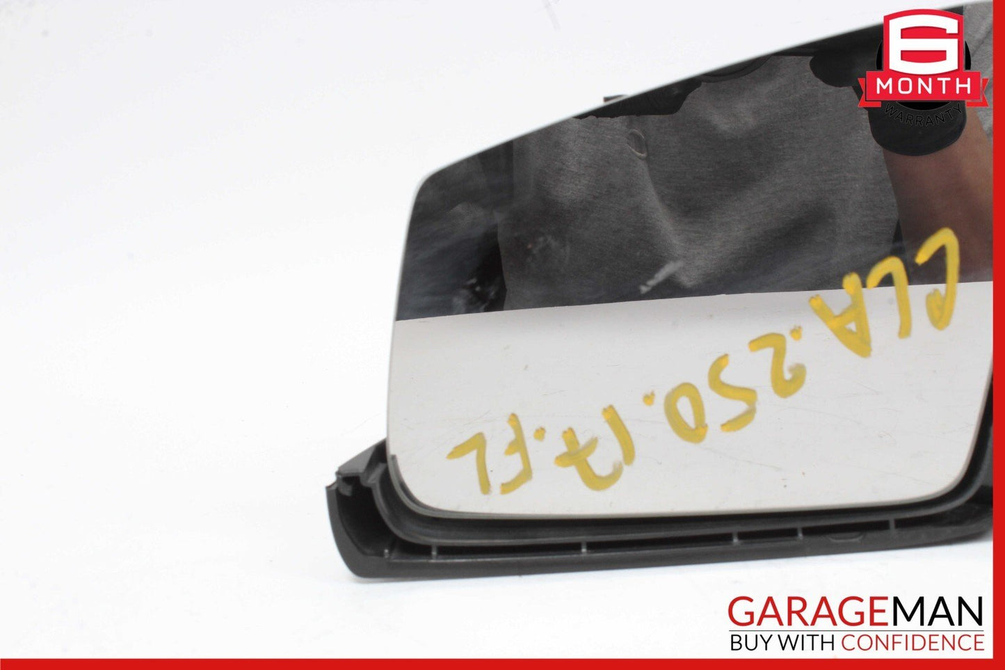 14-18 Mercedes W117 CLA250 Left Driver Side Rear View Door Mirror w/o Cover OEM