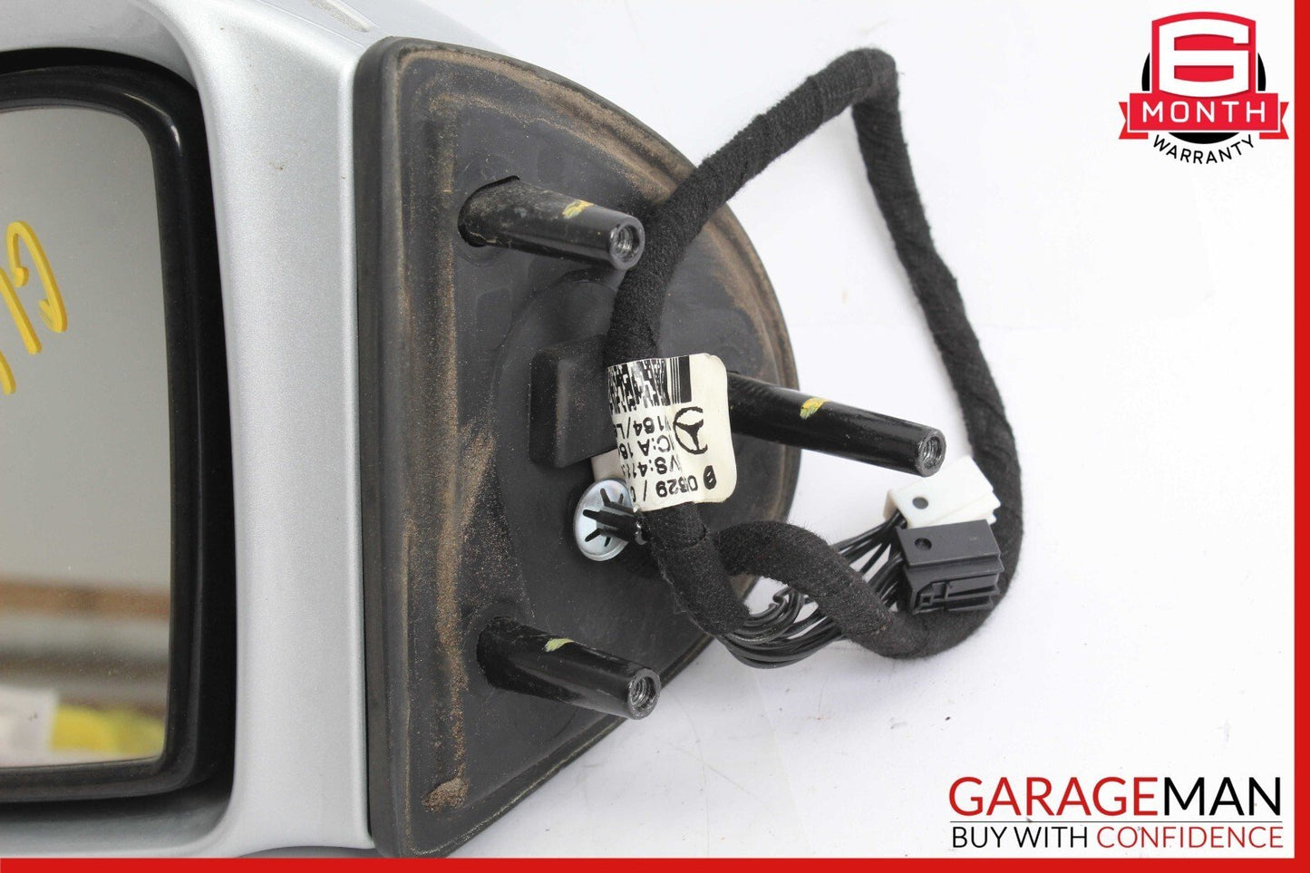 06-08 Mercedes X164 GL450 GL550 Front Left Side Mirror Door Rear View Silver OEM
