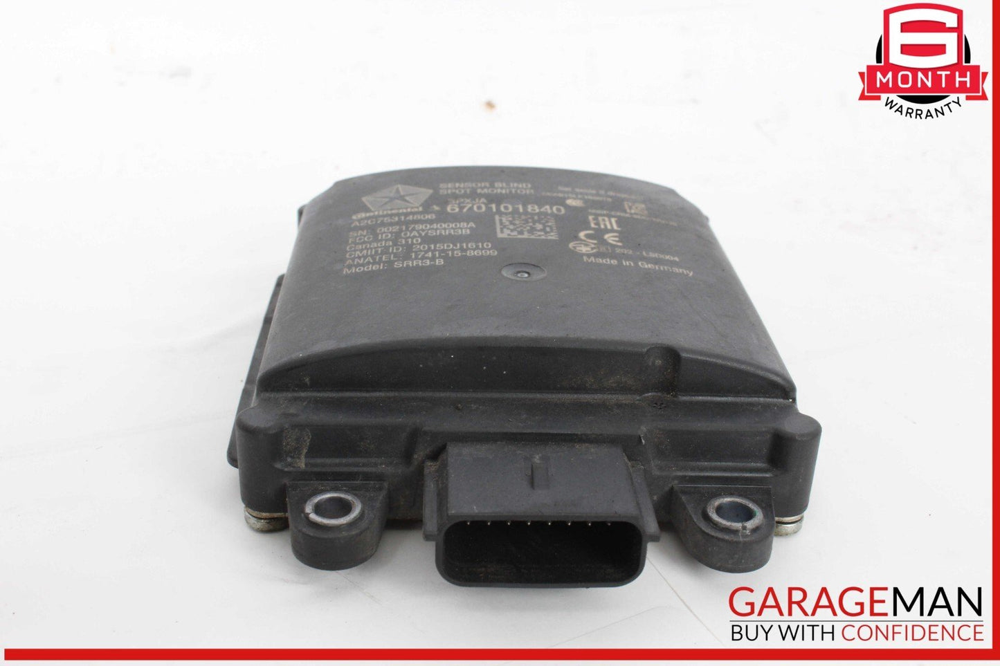 17-20 Maserati Levante M161 Rear Left or Right Blind Spot Radar Sensor Module