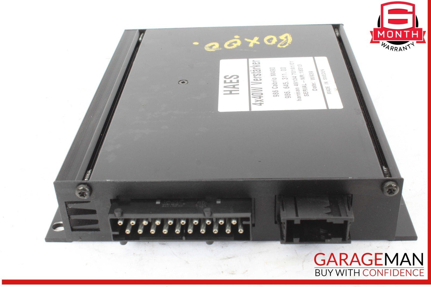 97-00 Porsche Boxster 986 HAES Radio Stereo Audio Amplifier Amp 98664531100 OEM