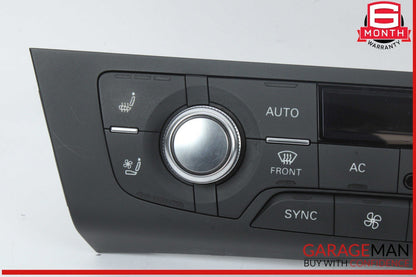 12-18 Audi A7 Front AC Climate Control Panel 4G0820043L Genuine OEM