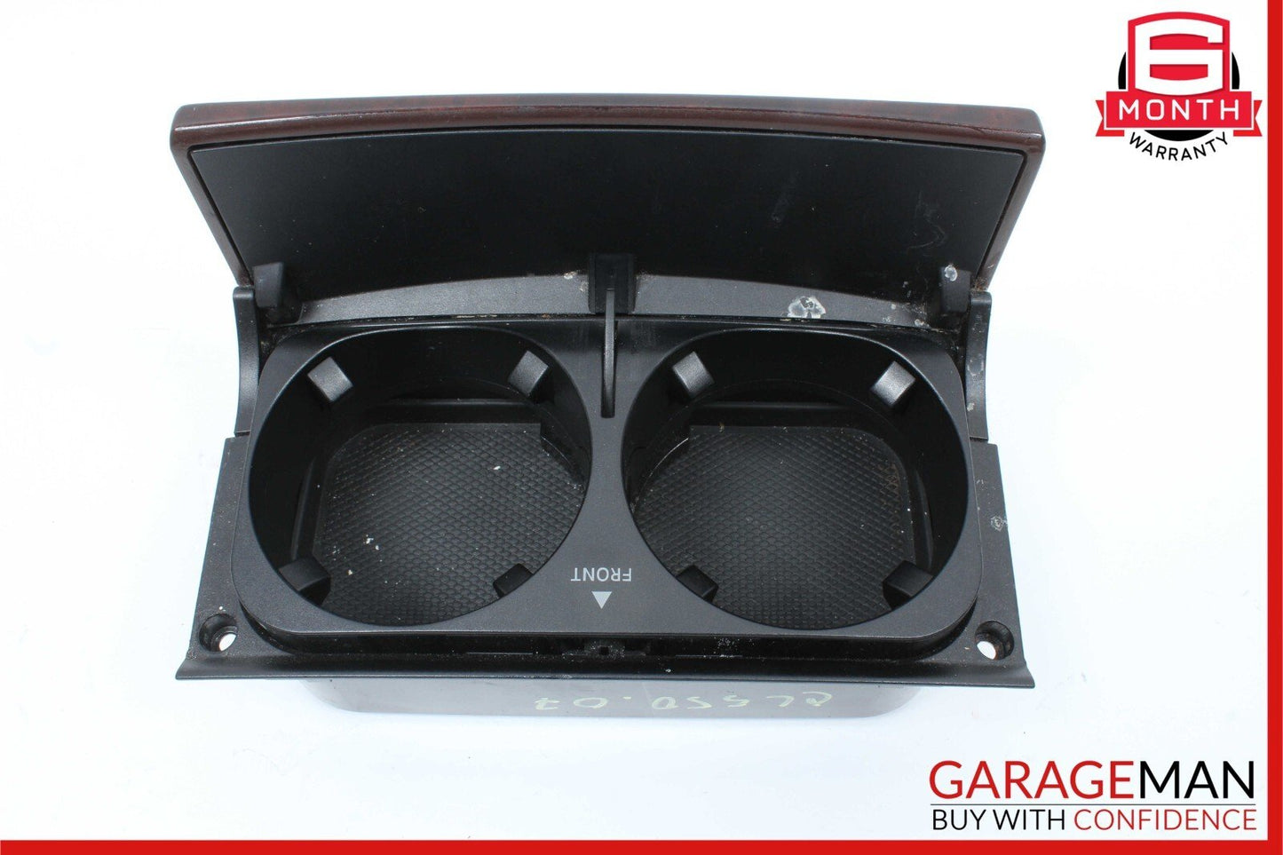 07-13 Mercedes W216 CL550 CL63 AMG Center Console Cup Holder Cover Trim Wood OEM