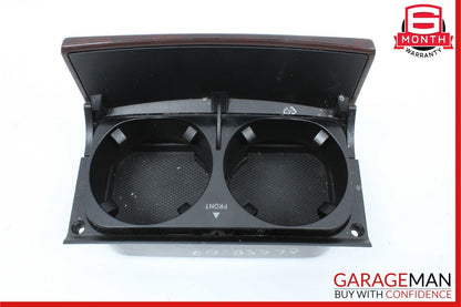 07-13 Mercedes W216 CL550 CL63 AMG Center Console Cup Holder Cover Trim Wood OEM