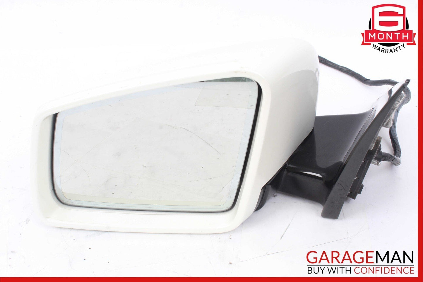 10-13 Mercedes W221 S63 AMG Front Left Driver Side Mirror Door Rear View White