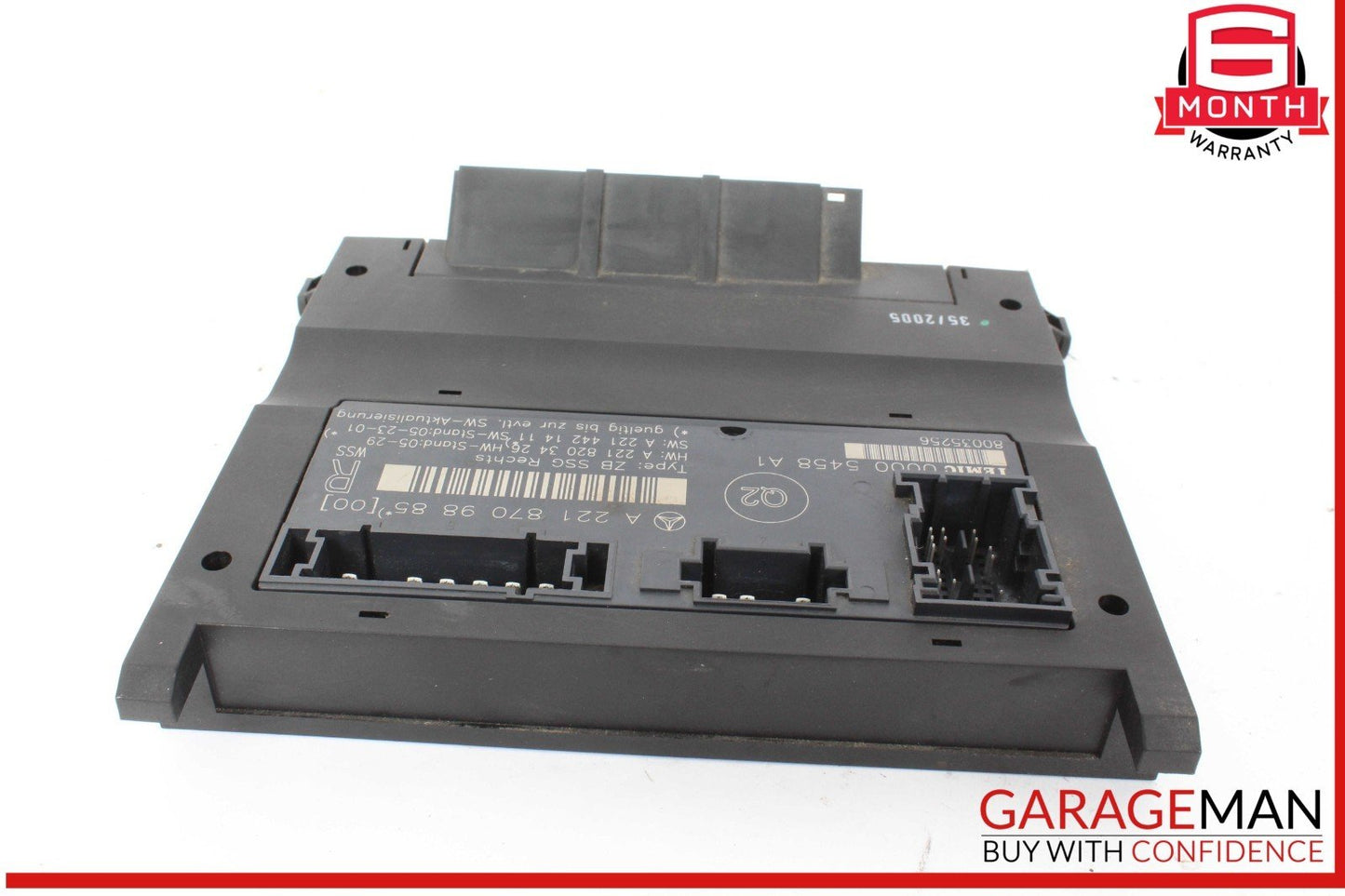 07-13 Mercedes W221 S550 Front Right Side Under Seat Control Module Unit OEM
