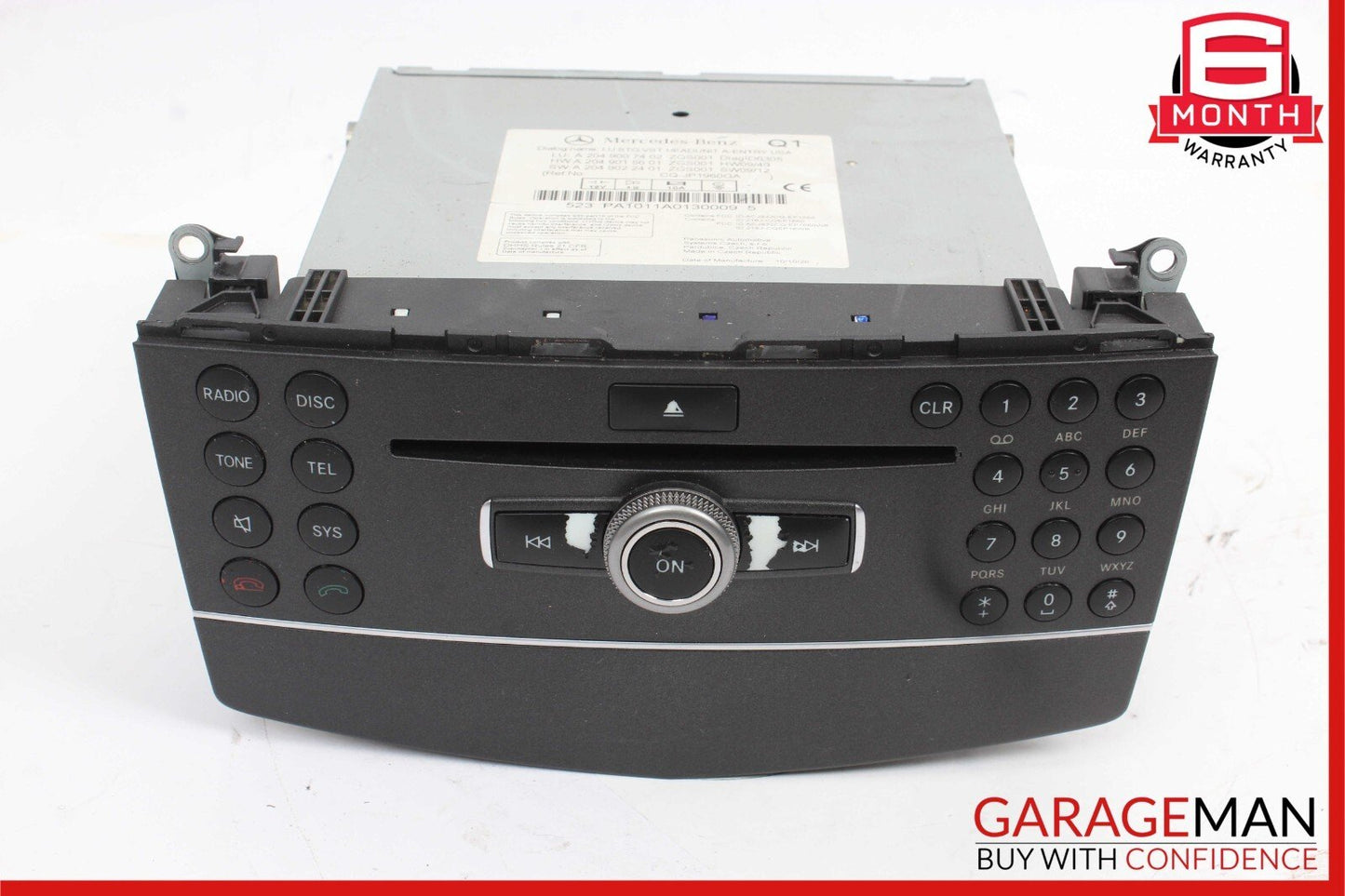 08-11 Mercedes W204 C250 C300 Head Unit Navigation Command Command CD Player OEM