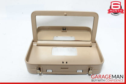 10-13 Mercedes W221 S550 S400 Rear Overhead Vanity Mirror Assembly Brown