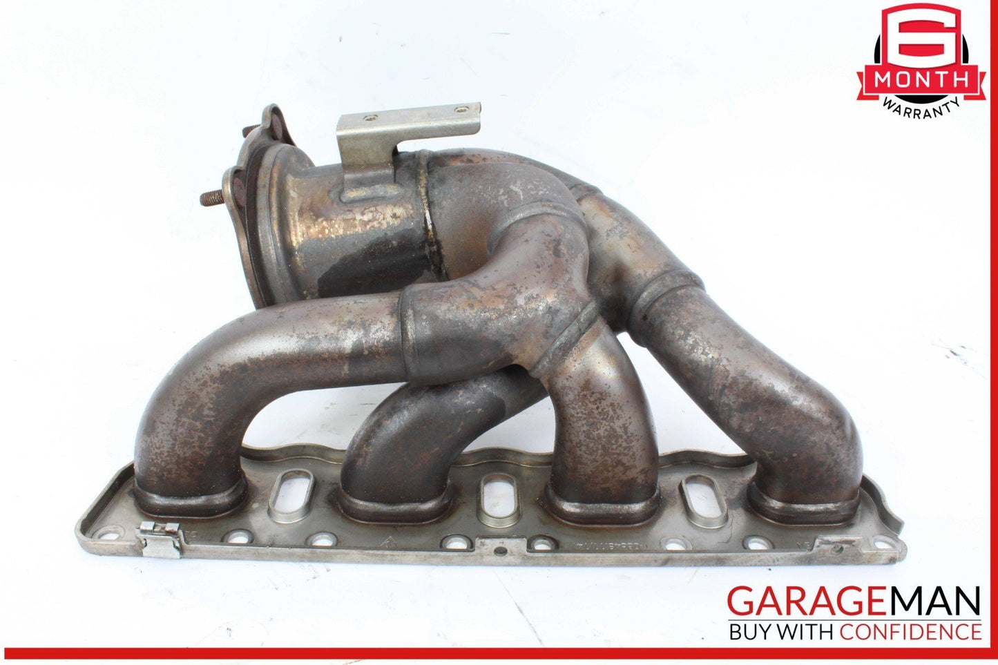 08-14 Porsche Cayenne 957 958 4.8L Left Side Exhaust Manifold Header OEM