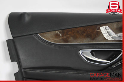 15-16 Mercedes W205 C300 C350e Front Left Side Interior Door Panel Trim Assy