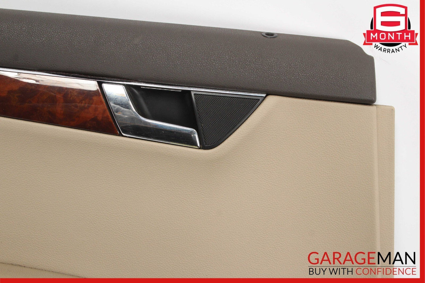 08-14 Mercedes W204 C300 C350 Rear Left Side Interior Door Panel Assembly Beige