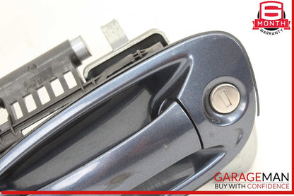 10-16 Porsche Panamera 970 Front Left Driver Side Exterior Door Handle Gray OEM
