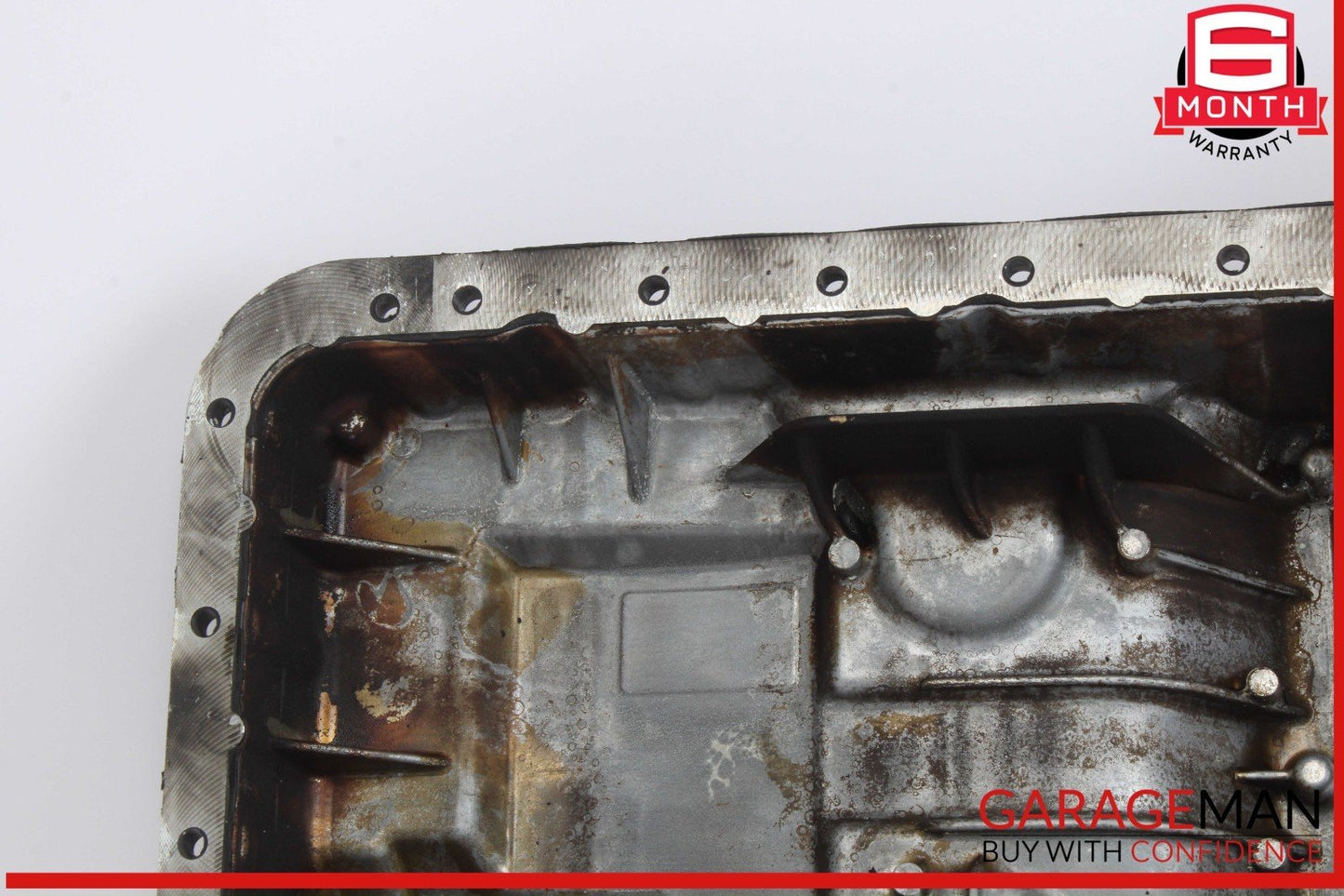 05-11 Mercedes W211 E350 Engine Upper Oil Sump Baffle Pan 2720142102 OEM