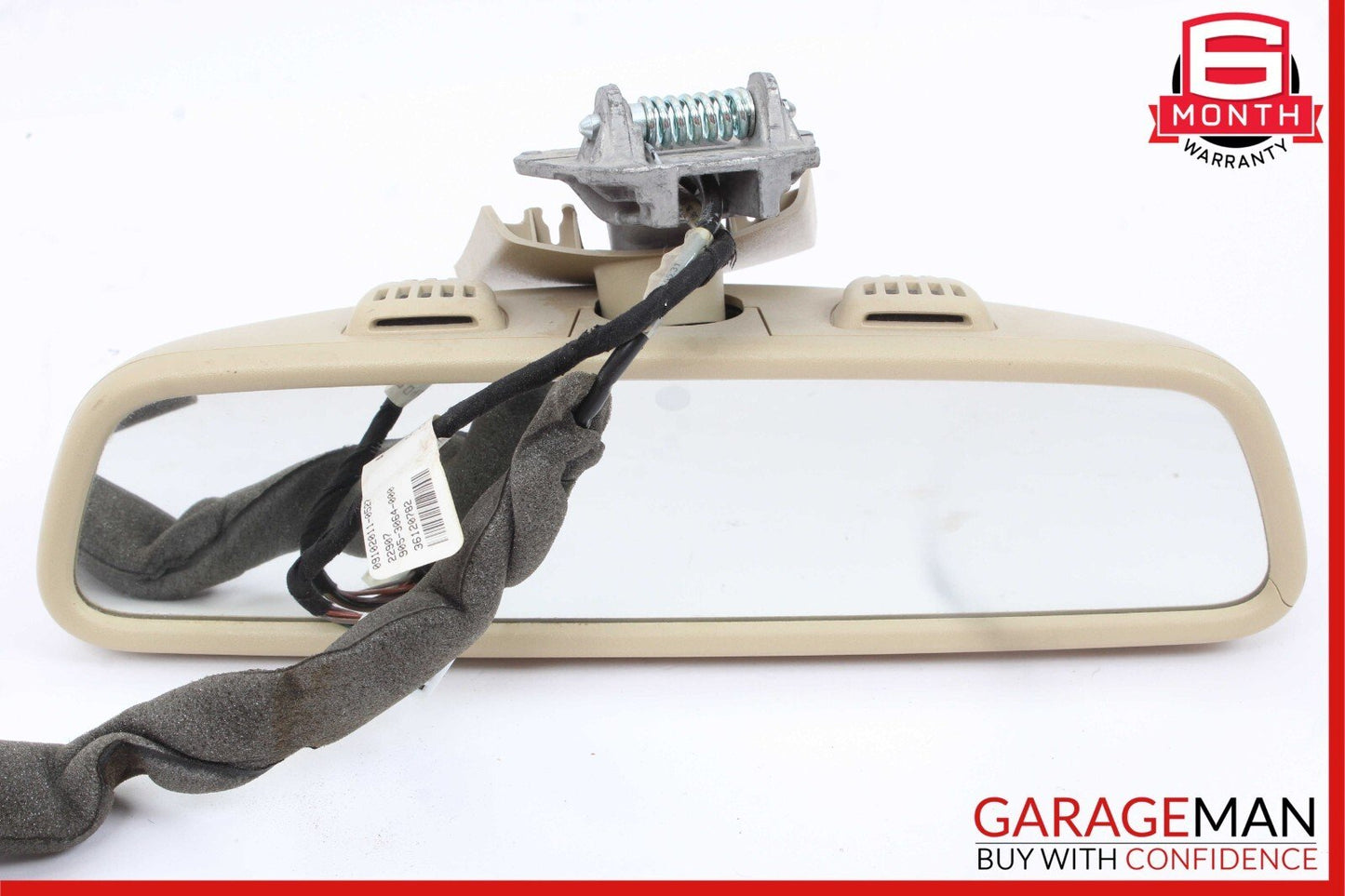 12-14 Mercedes W204 C250 C300 Interior Rear View Mirror Beige OEM