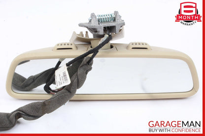 12-14 Mercedes W204 C250 C300 Interior Rear View Mirror Beige OEM