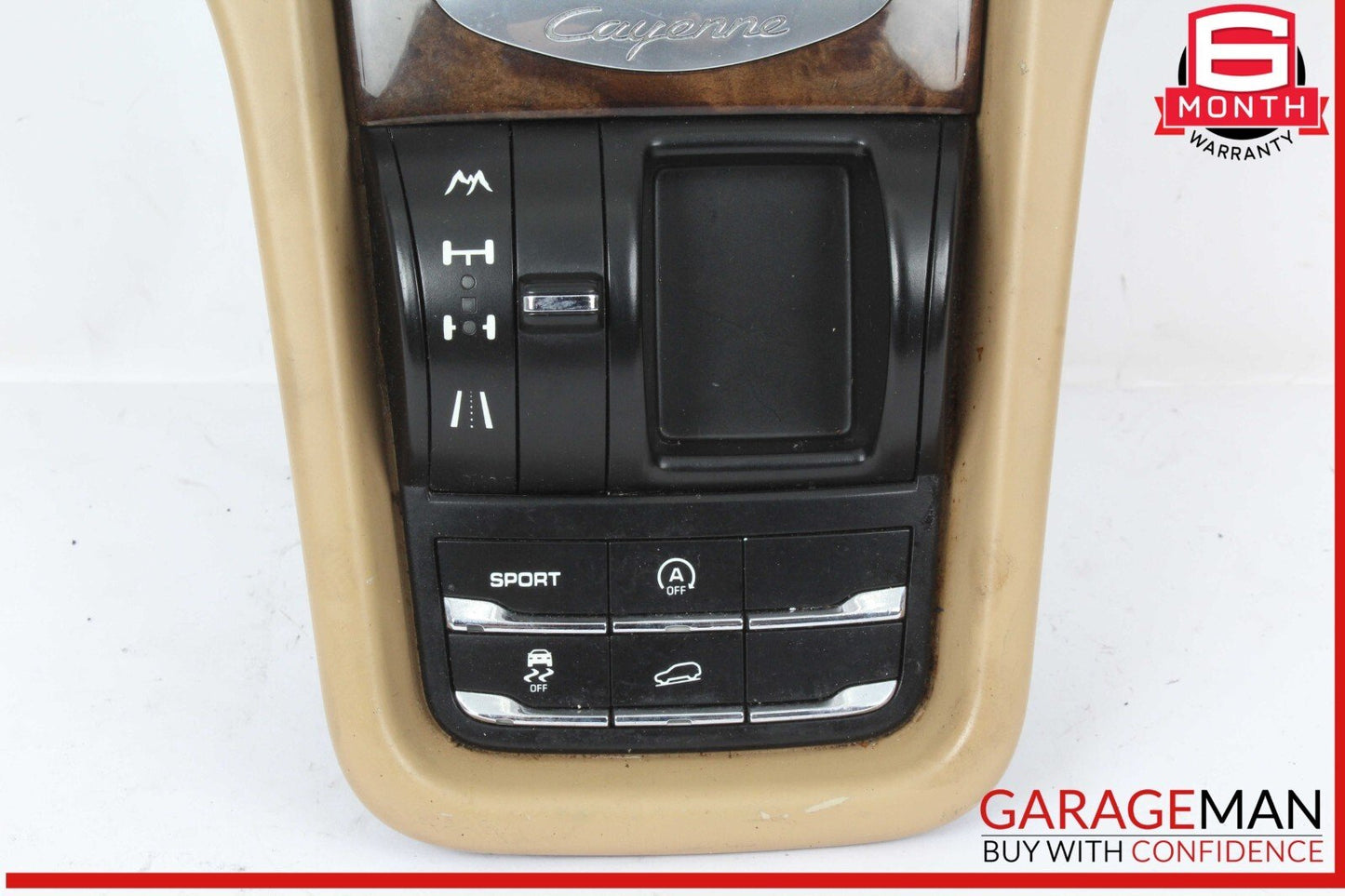 11-18 Porsche Cayenne S 958 Front Center Console Switch Control Panel Trim OEM