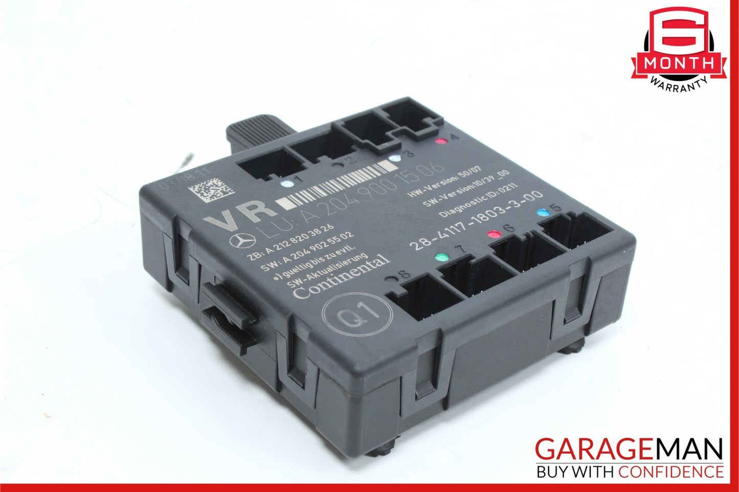 08-15 Mercedes X204 GLK350 C300 Front Right Side Door Control Module Unit