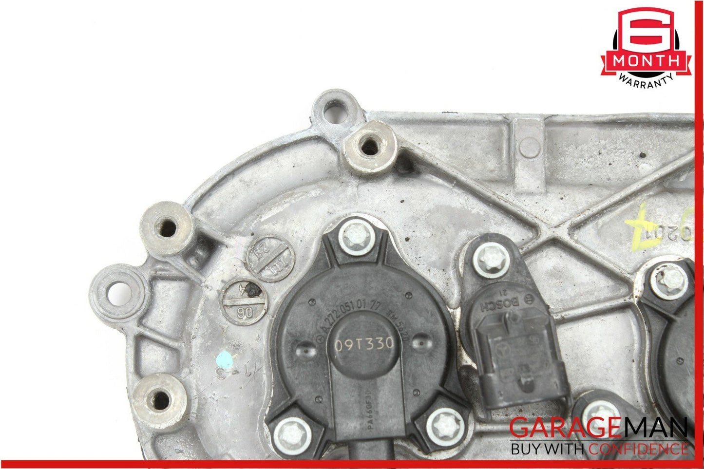06-10 Mercedes S550 CLK350 E350 Front Left Engine Timing Chain Valve Cover Plate