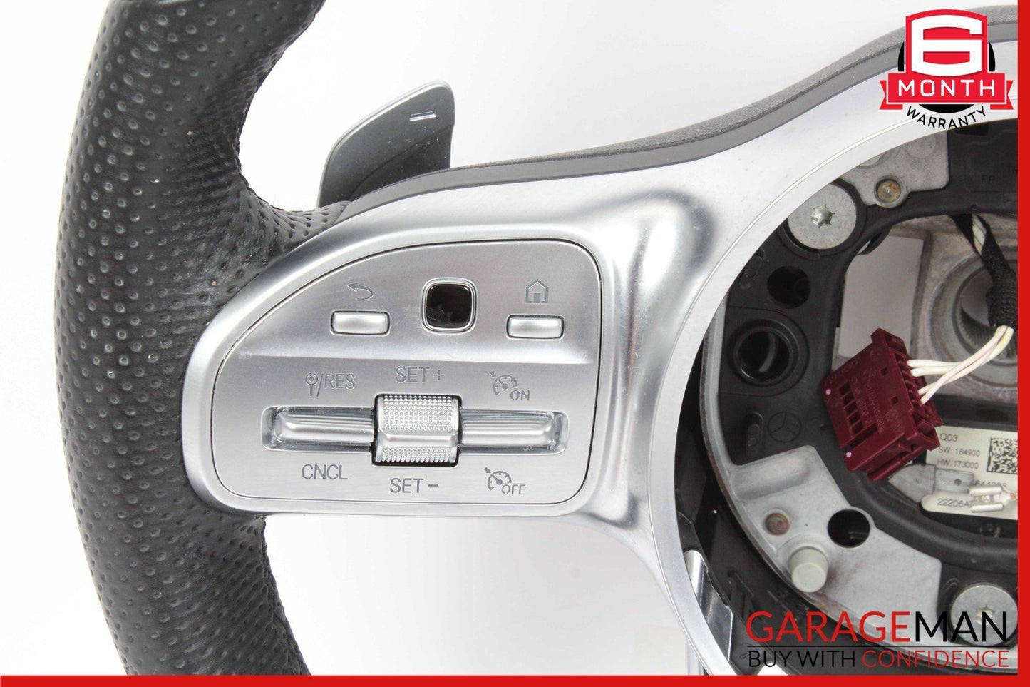18-24 Mercedes W118 CLA250 Front Left Side Steering Wheel w/ Paddle Shifters OEM