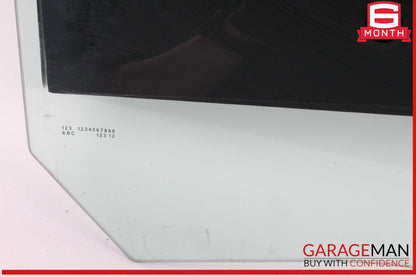14-18 Mercedes W117 CLA250 Rear Right Passenger Side Door Window Glass OEM