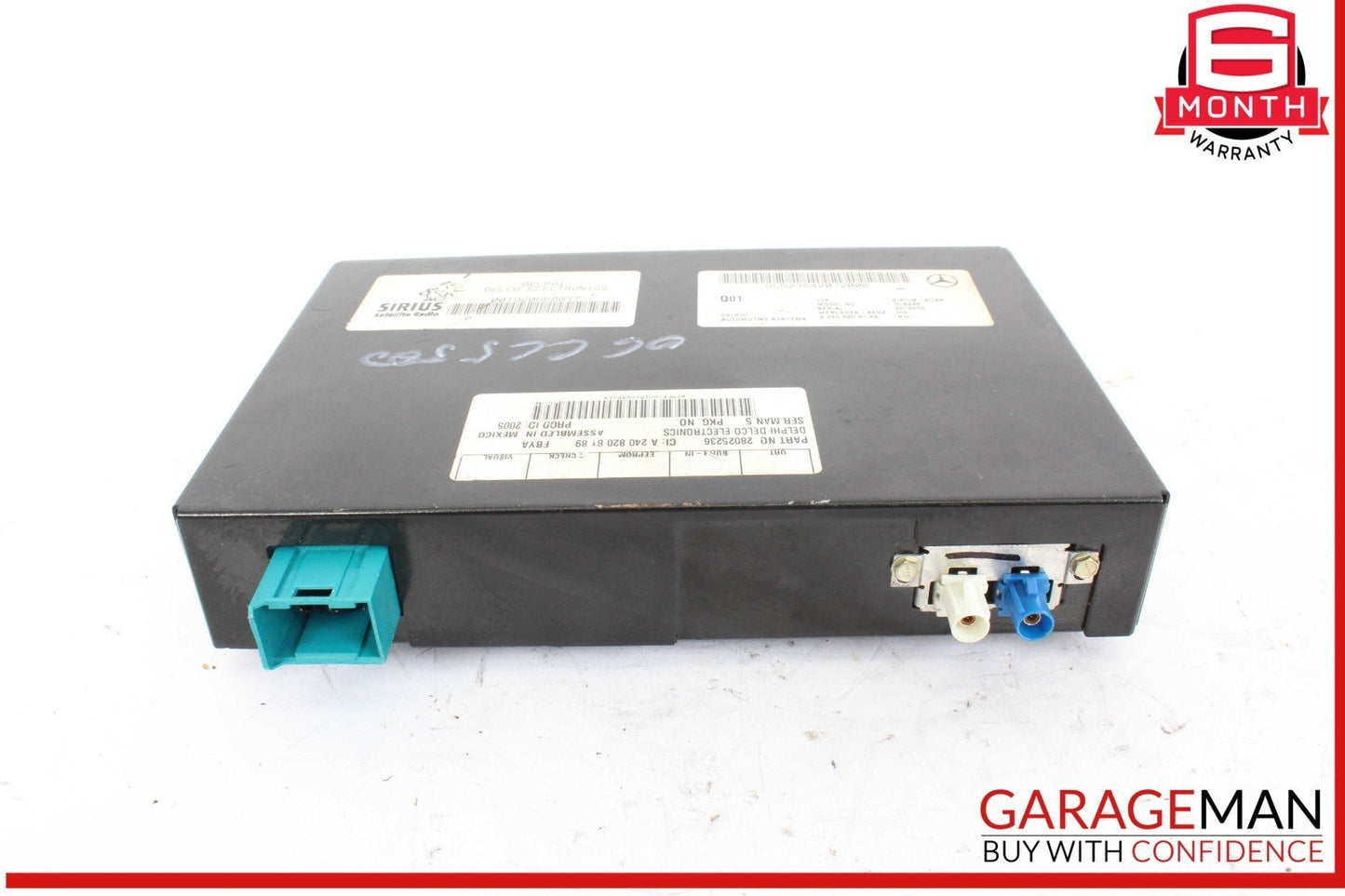 03-11 Mercedes W219 CLS500 Sirius Satellite Radio Receiver Module Unit 240820818
