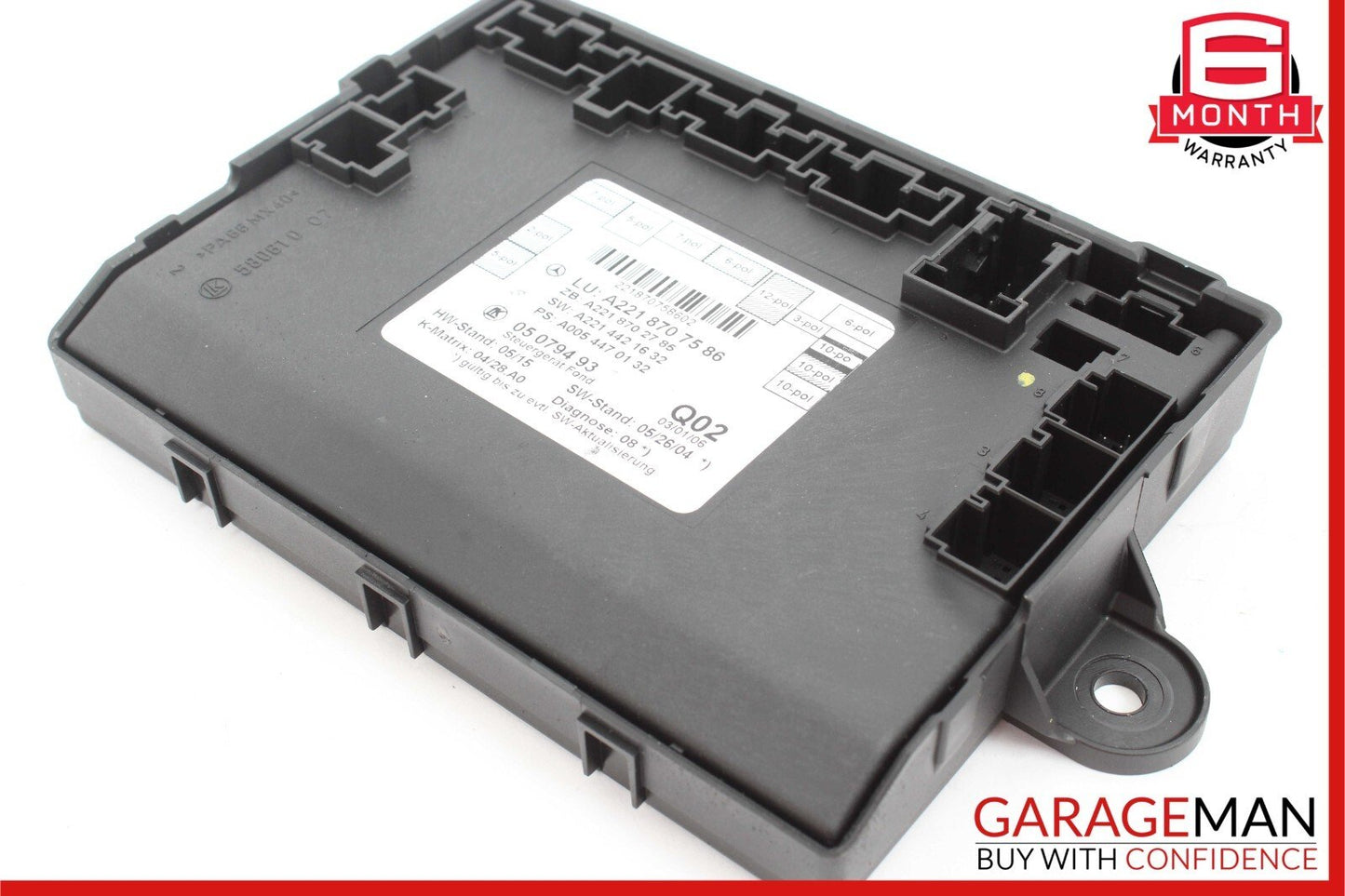 07-13 Mercedes W221 S550 S600 Rear Right Passenger Side Door Control Module OEM