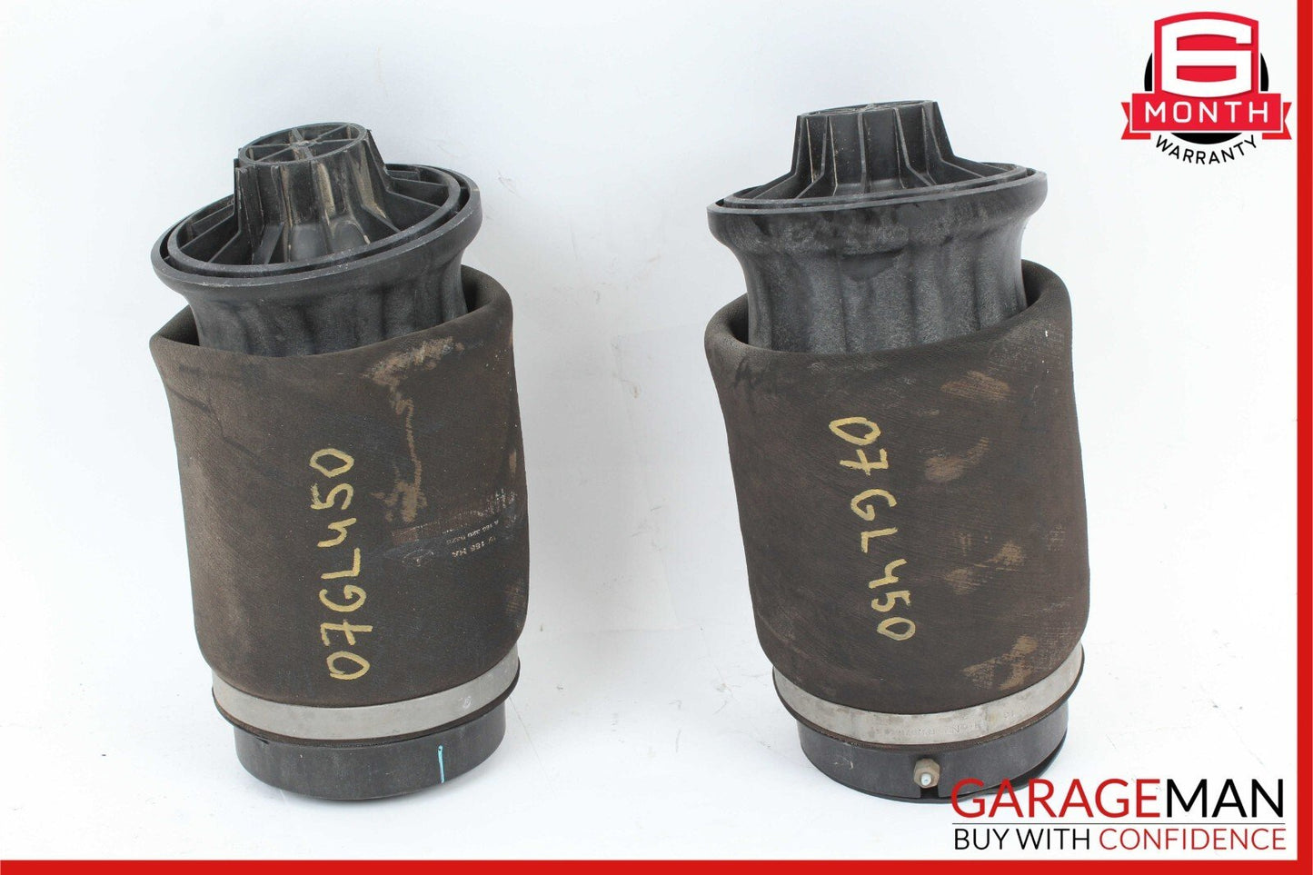 06-19 Mercedes X164 GL450 GLE400 Rear Air Suspension Bag Shock Set of 2 Pc