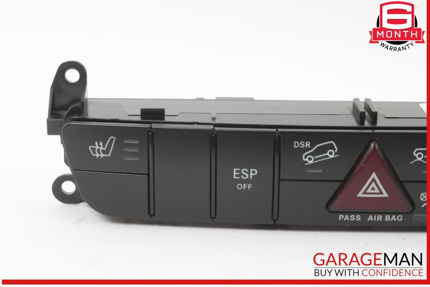 06-12 Mercedes X164 GL450 4MATIC Hazard Control Switch Panel 1648709210 OEM