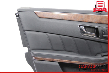 10-13 Mercedes W212 E350 E550 Front Left Side Interior Door Trim Panel Black