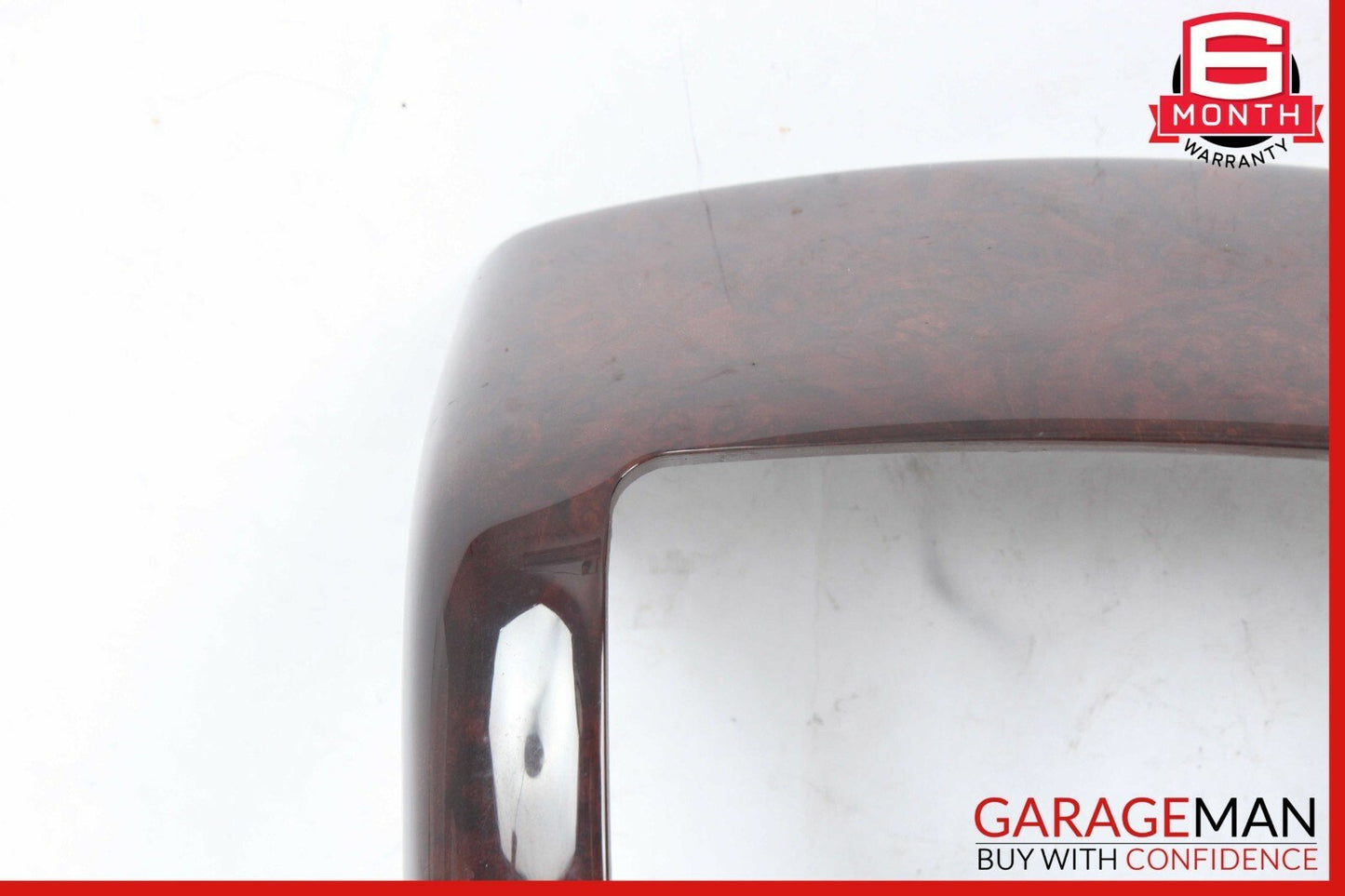 07-13 Mercedes W221 S400 S63 AMG Center Console Rear AC Control Trim Bezel Wood