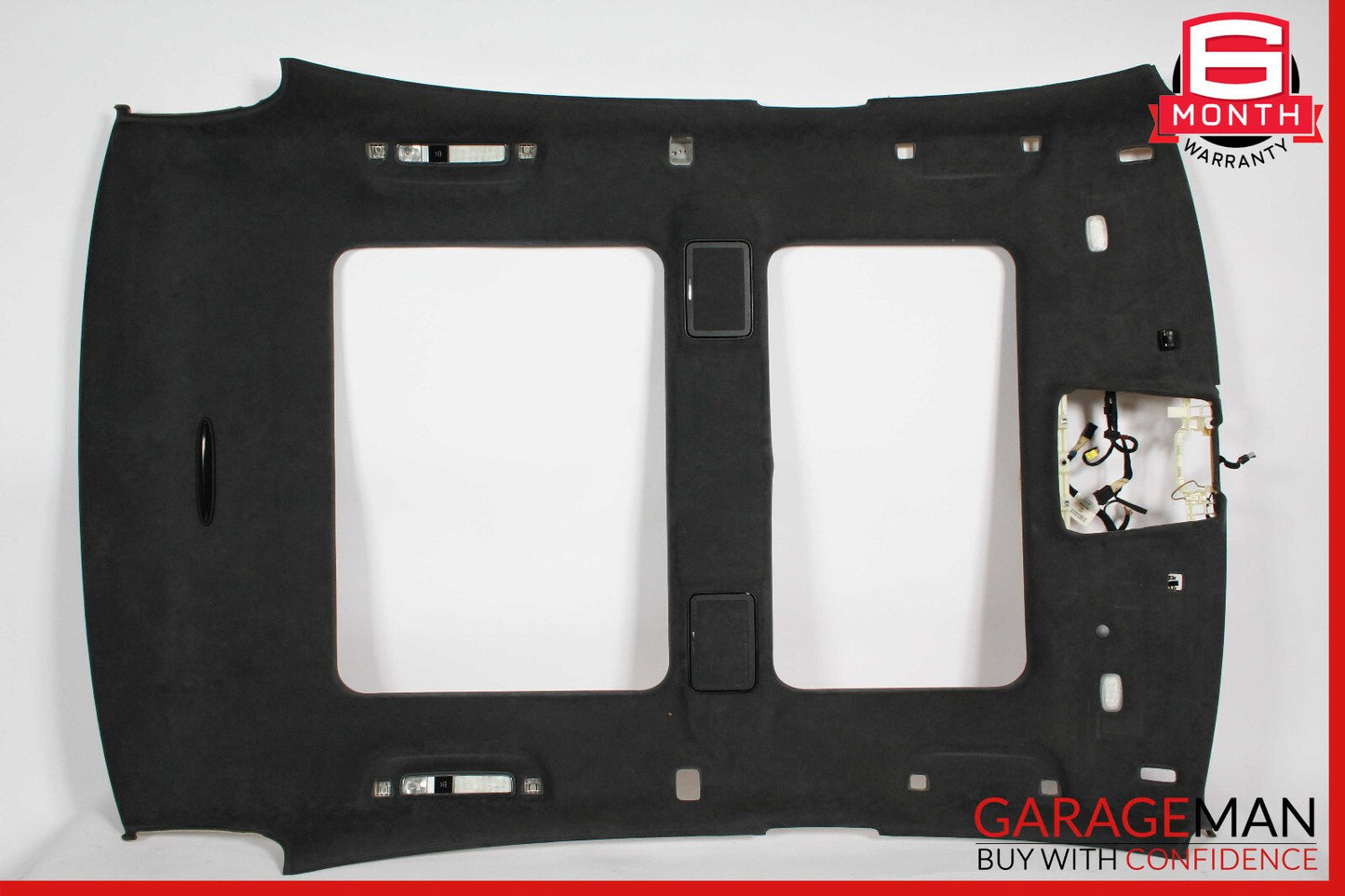07-09 Mercedes W221 S600 Roof Headliner Pillar Trim Assembly Suede Alcantara OEM
