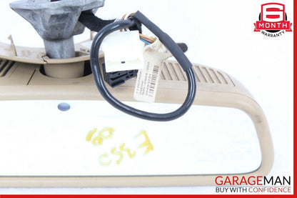 07-09 Mercedes W211 E350 E550 E63 AMG Interior Rear View Mirror Brown OEM