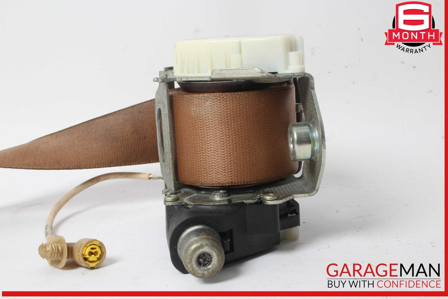 10-16 Porsche Panamera 970 Rear Left or Right Side Seat Belt Brown OEM