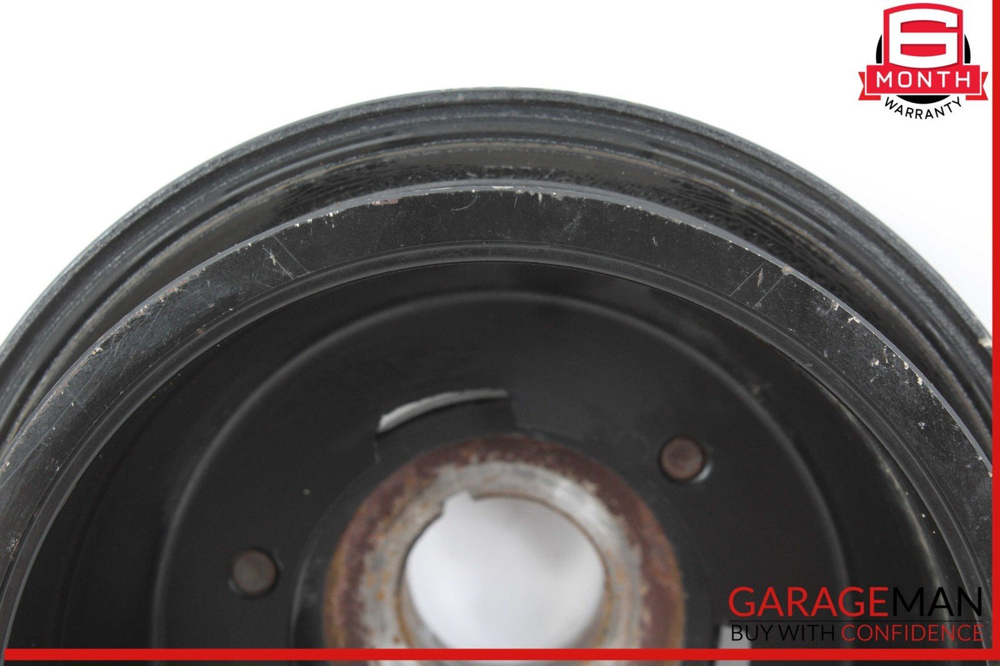 10-13 Mercedes W221 S400 Hybrid Engine Motor Crankshaft Pulley Vibration Damper