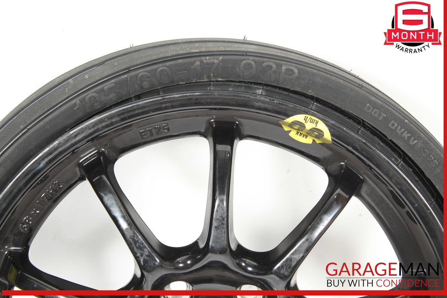 03-12 Mercedes R230 SL500 SL550 Emergency Spare Tire Wheel Donut Rim 17" 17 OEM