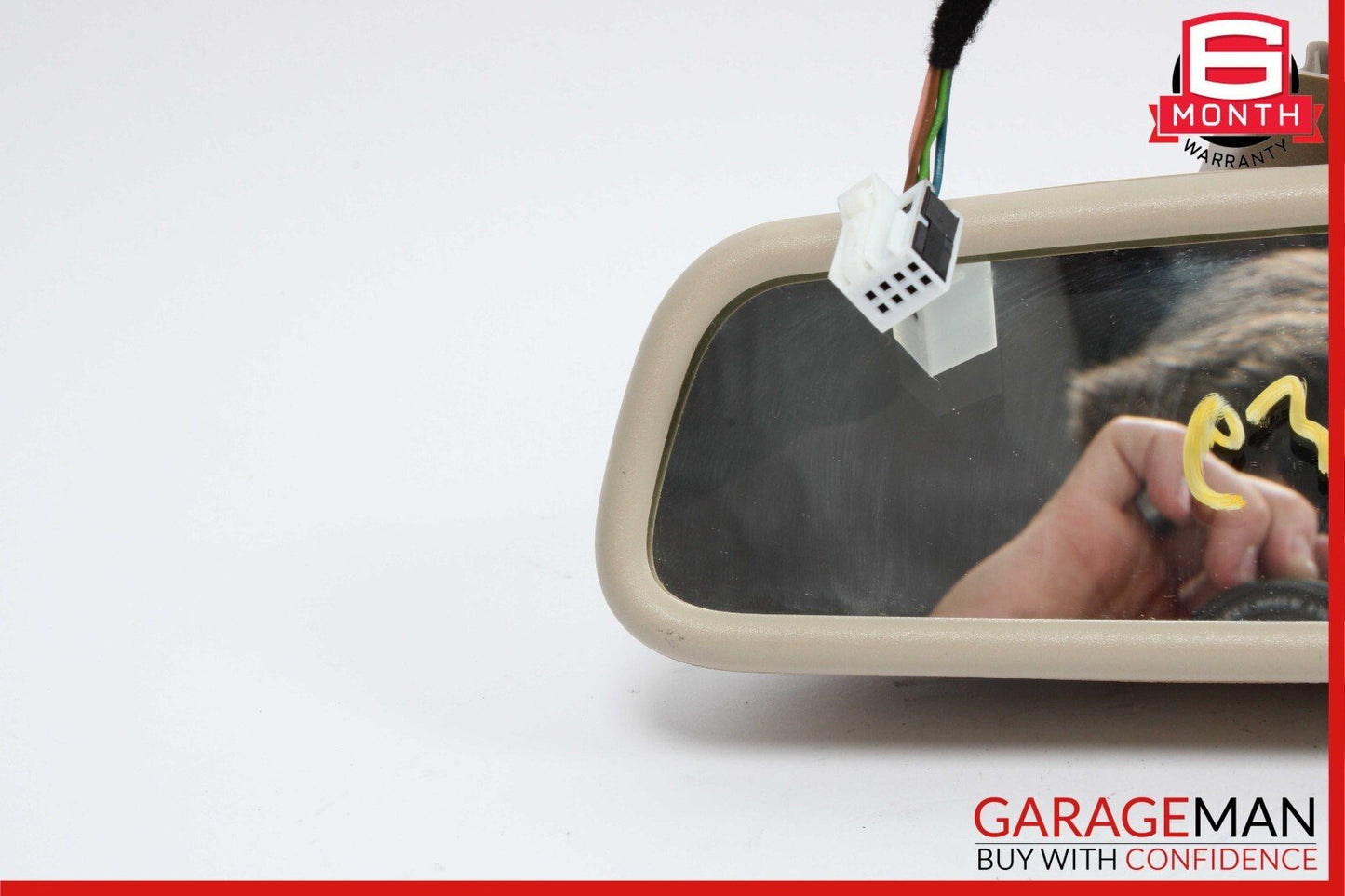 08-12 Mercedes W204 C300 E350 Interior Rear View Mirror Assembly Brown OEM
