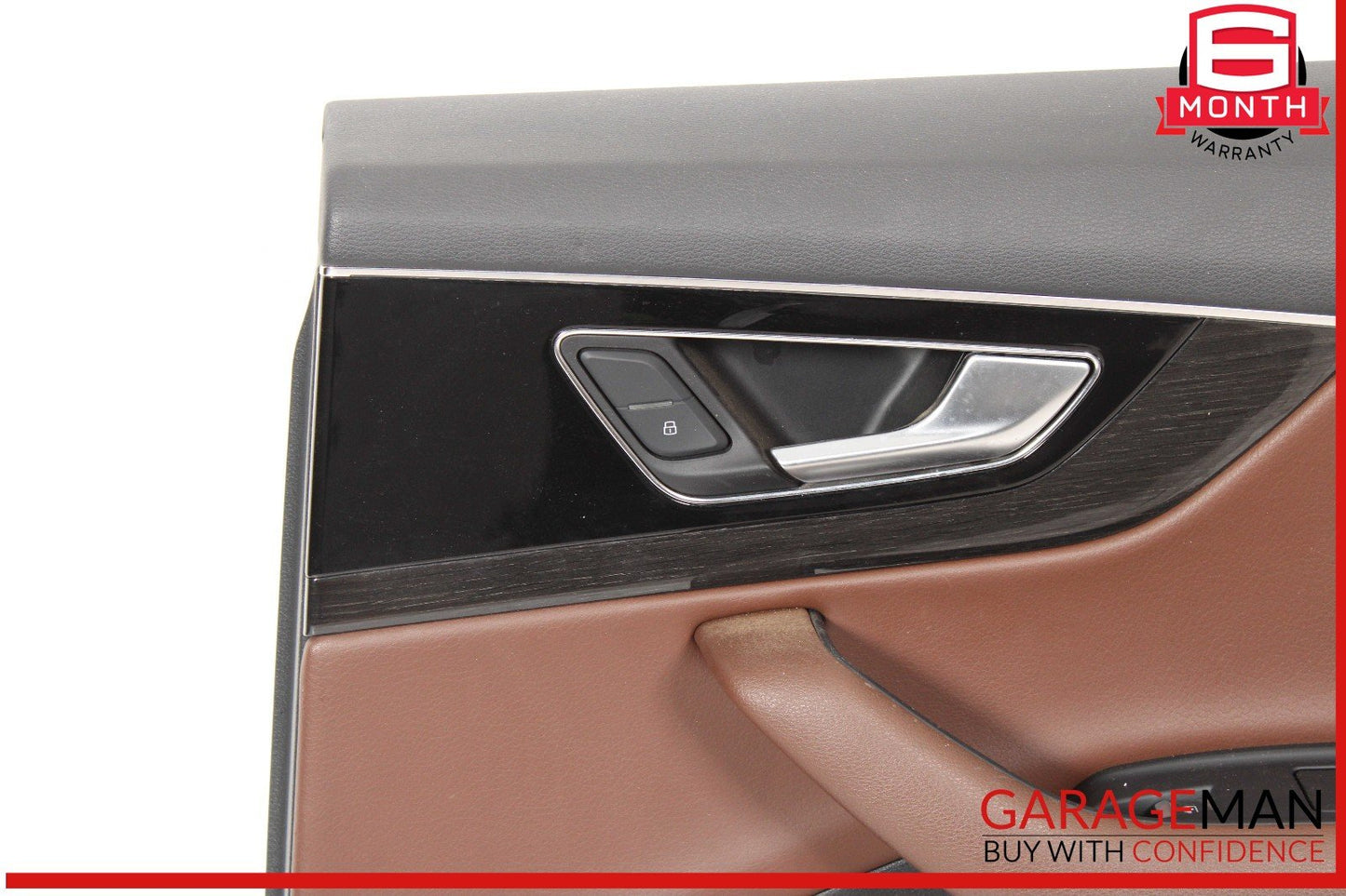 17-19 Audi Q7 Rear Right Side Interior Door Panel Trim OEM