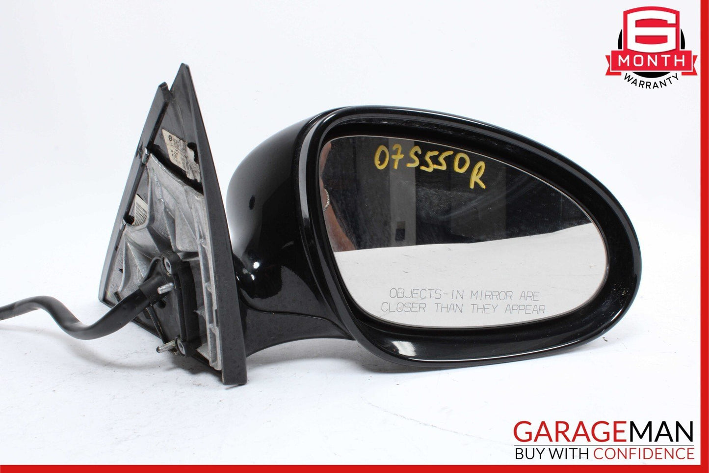 07-09 Mercedes W221 S550 S450 Front Right Side Rear View Mirror Door Black