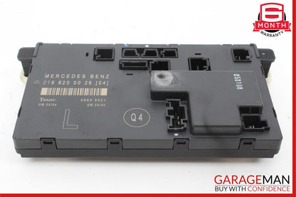 06-11 Mercedes W219 CLS500 CLS55 AMG Front Left Driver Door Control Module Unit