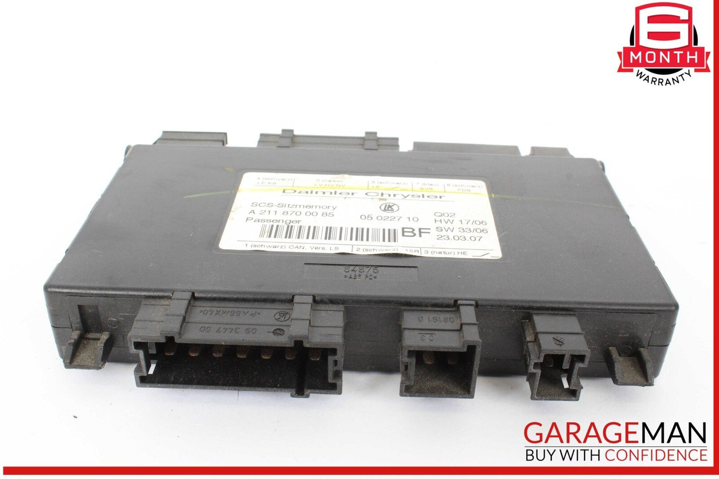 03-12 Mercedes X164 GL450 Front Right Seat Control Module Unit OEM