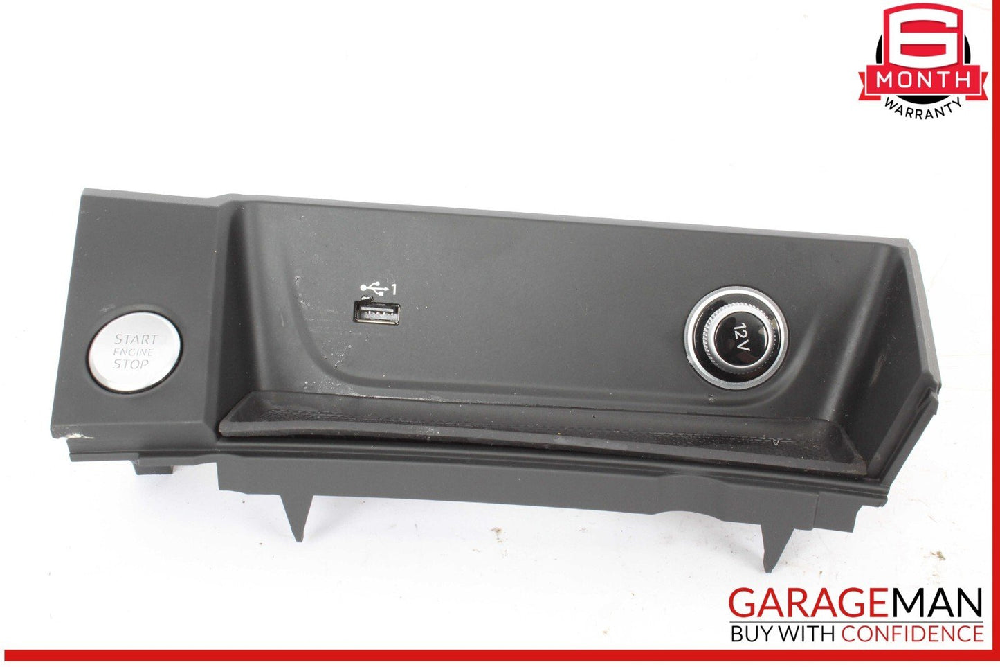 17-24 Audi A4 Quattro Center Consle Storage Tray w/ Power Outlet & Key OEM