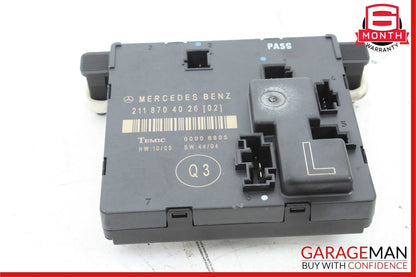 03-09 Mercedes W211 E350 E63 AMG Rear Left Driver Side Door Control Module Unit