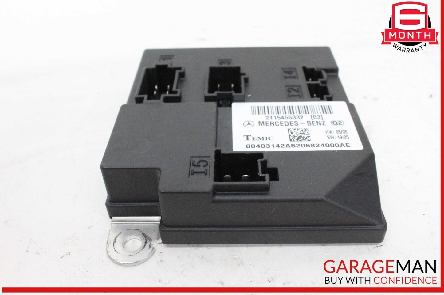 03-11 Mercedes W211 E320 CDI Body Control Module BCM 2115455332 OEM