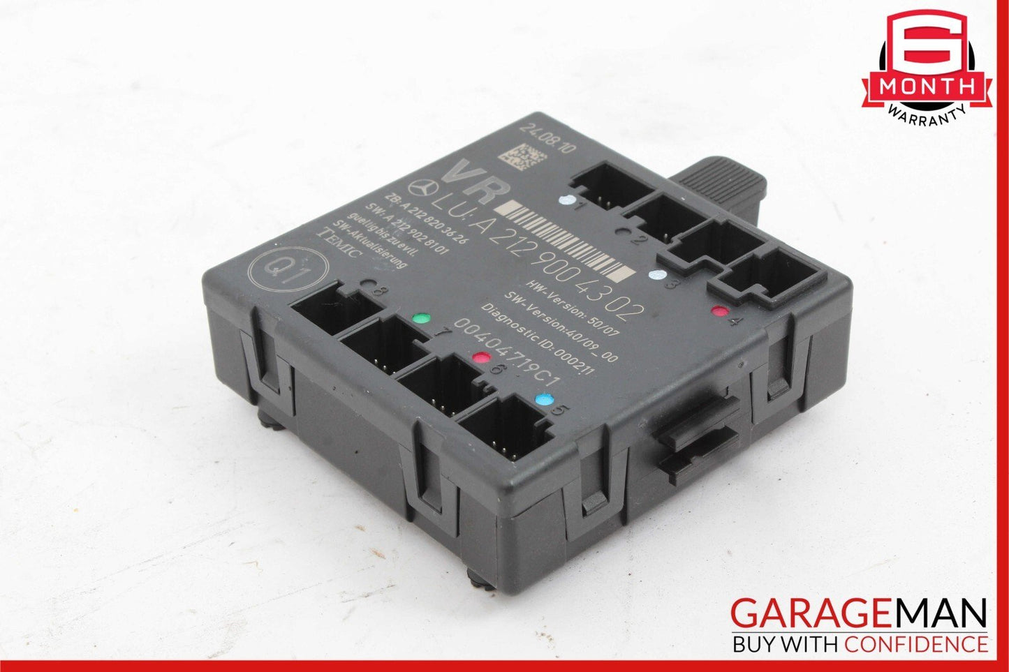 08-14 Mercedes W204 C300 C250 Front Right Passenger Side Door Controller Module